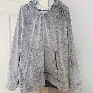 fluffy hoodie!